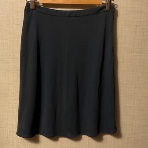 Elegant Navy A-Line Women's Skirt